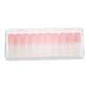 Baluue Visible Lip-glaze Bottles Pcs Lip Gloss Tube Set Compact