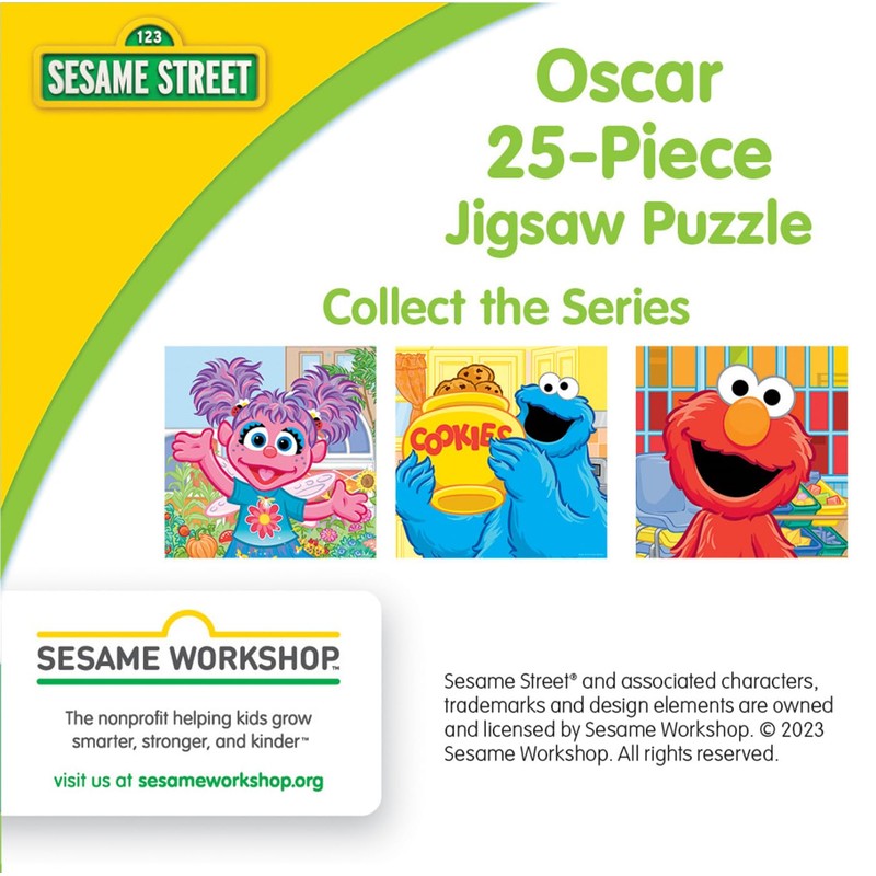Sesame Street Oscar 25pc Puzzle