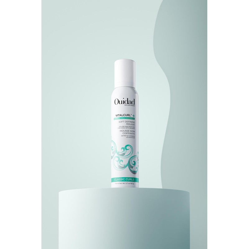 Ouidad VitalCurl+ Curl Defining Mousse, Lightweight Hair Foam, Styler for