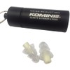 Komine AK-344 1141 Noise Reduction Ear Plugs for Motorcycles, Clear,