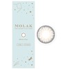 [ 宮脇咲良 イメージモデル カラコン MOLAK (モラク) ワンデー 10枚入り ミラーグレー（度あり）[-6.50