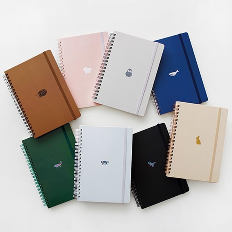 Elkcomune Matka PNB-002 Ring Notebook, B6, Squared, One Point Pomdog