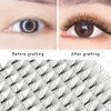 JINYANHUA Premade Eyelash Fans Extension 8-15mm Length 4d/5d/6d/7d/8d 0.07mm Short