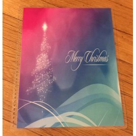 Handmade Merry Christmas Tree Holiday Front/Back Cover Set 4 use w Erin Condren Planner