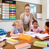 Gueevin Pocket Chart for Classroom Group Management Pocket Chart with