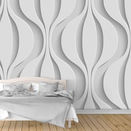 SIGNFORD Wall Mural 3D View Pattern Removable Wallpaper Wall Sticker for Bedroom Living Room - 100x144 inches