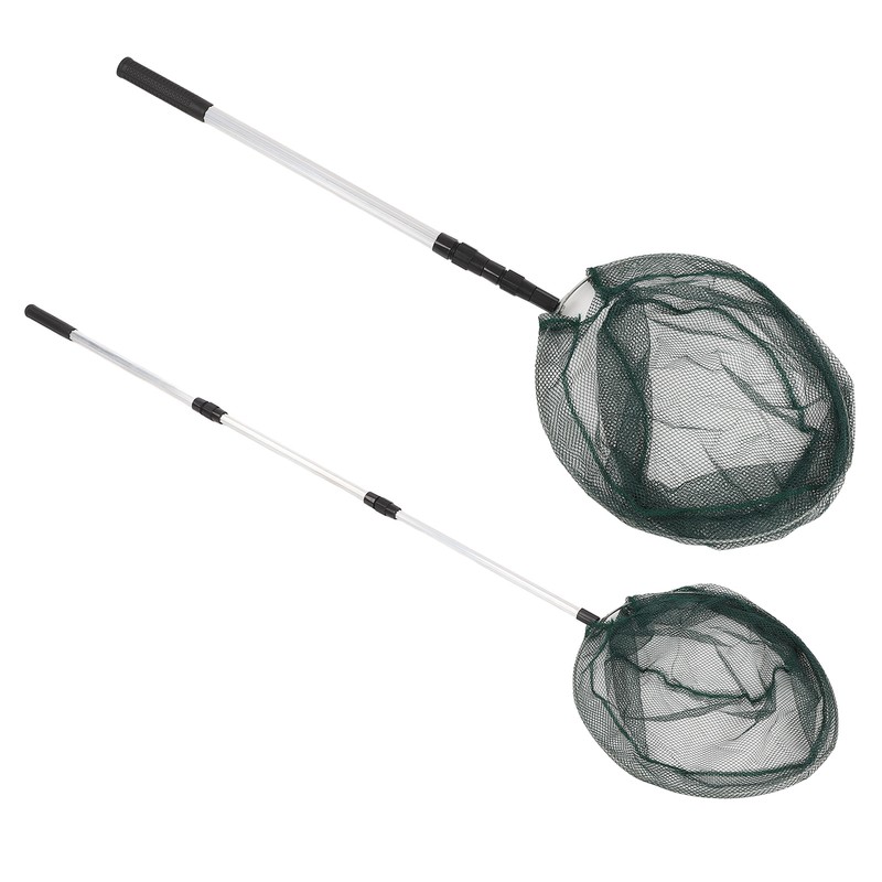 Fish Landing Net Aluminium Alloy with Long Telescoping Pole Handle