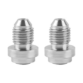 EVIL ENERGY Male 4AN Weld on Bung Fitting Stainless Steel 2Pcs