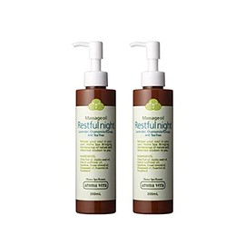 Aromavera Massage Oil, Restful Night, 6.8 fl oz (200 ml), Set of 2