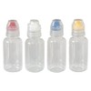 4pcs Mini Honey Squeeze Bottle Refillable Condiment Container Dispenser with