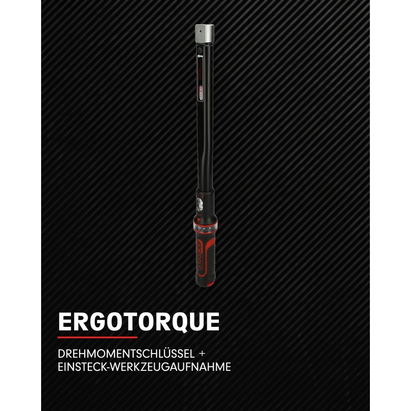 KS Tools 516.1622 ERGOprec torque wrench,QC head, 9x12mm