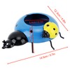 5.4cm Diameter Flower Pot Decor Ladybug Shaped Smoothing Surfaces Iron