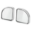 RVtiooy 2pcs Car Blind Spot Mirrors Rearview Fan Shaped Convex
