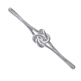 Equetech Knot Riding Stock Pin - Gold & Silver (Silver)