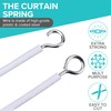 Net Curtain Wire 4m White Hanging Cord Cable set with