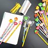 JZK 24 x School HB Pencils Set with Eraser Animals,