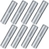 Tandefio 8 PCS Top Rail Sleeve Galvanized Steel Chain Link