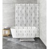 Kleine Wolke Duschvorhang Vinyl GRAFICO in Anthrazit mit 180x200 cm