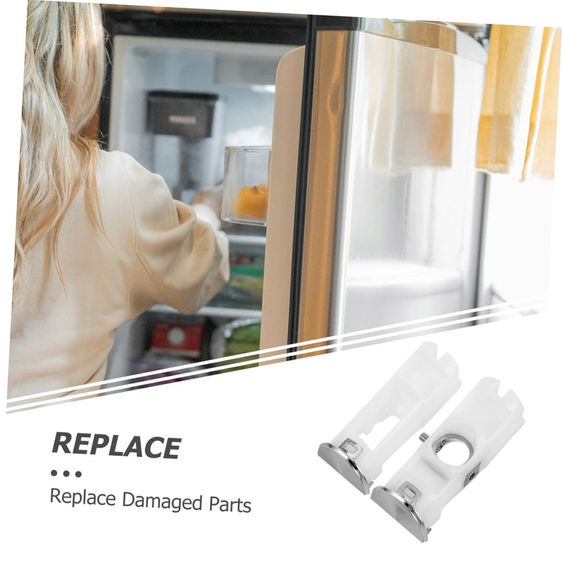 jojofuny Refrigerator Door Handle Support Kit Sturdy Parts Sleek Design