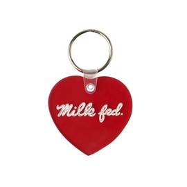 Milkfed ICING LOGO HEART KEYCHAIN Women's Red One Size Key Chain, red, Free size