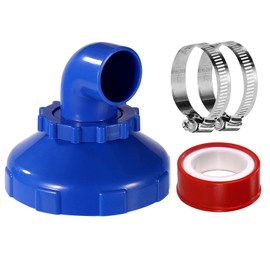 Lyreh 4pcs Pool Jet Nozzle Set, 360° Swivel Rotatable Pool Inlet Nozzle Fittings Swimming Pools Return Jet Replacement Parts Accessories for Intex Spa Spout