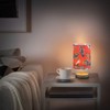 SPRIPORT Red White Blue Racing Cars Bedside Table Lamp for