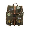 Hot Topic Jurassic Park Patches Slouch Mini Backpack BLACK NONE