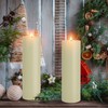 Warmhere 14" x 4" Large Outdoor Candles with Timer Waterproof,