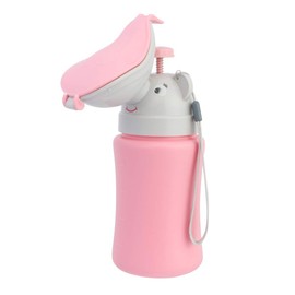 1pc Elephant Supermarket Cartoon and On Urinal Urine Camping, Travel Pee Pink Bottle Buckets Girl Childrens Tool Training The Bottles Urination Camping