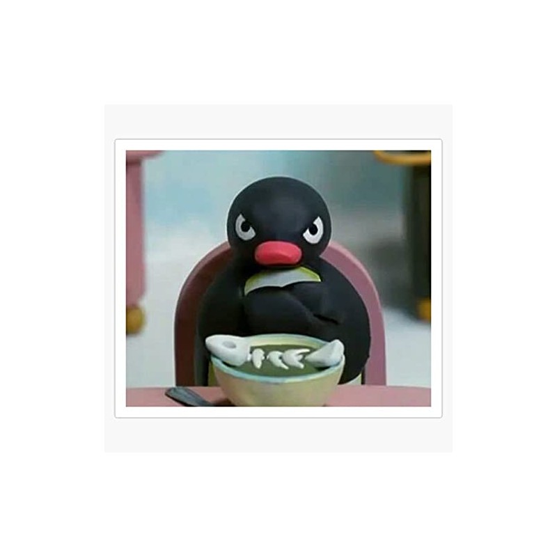 Pingu The Penguin Angry - Noot Noot Bumper Sticker Window