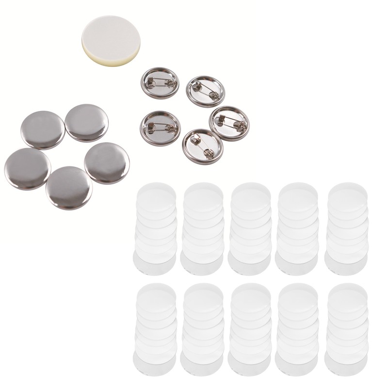 200Pcs Transparent Badge Film Protective Clear PVC Multi Purpose Badge