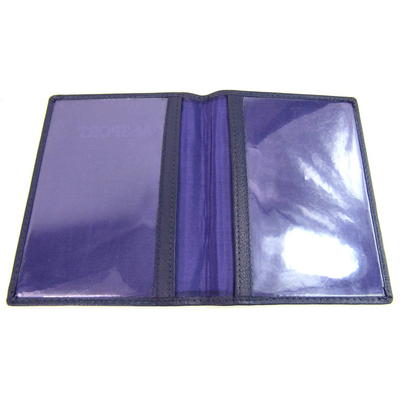 Premium Quality RFID Blocking Passport Holder (Purple)