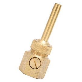 Fountain Nozzle, 1" Female Thread, Brass, with Valve, Adjustable Water Column Height and Direction, Spray Jet Sprinkler Head Replacement, Water Pump Nozzle for Pool, Ponds, Garden, Outdoor, 1pcs
