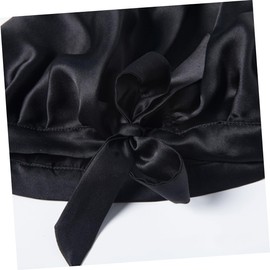 WOONEKY Silk Bonnet Hair Wrap Sleep Cap for Women Long Hair Mobcap Silk Sleeping Hat Soft Comfortable