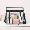 Triko Bolsa de Viaje Crossbody Transparente de PVC para Mujer