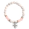 KUIYAI First Communion Gift Goddaughter Bracelet Bapitism Pearl Bracelet Knot