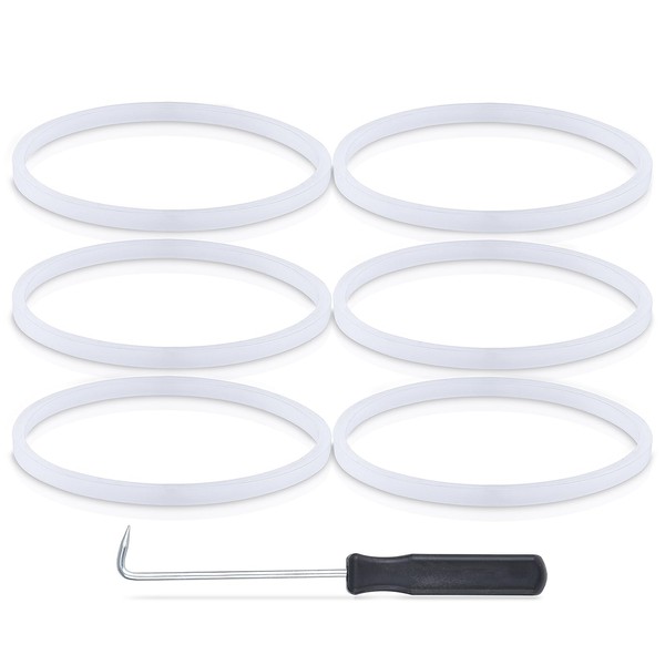 6 Pack Blender Sealing Gasket for Ninja Blender Replacement Parts,