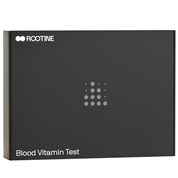 Rootine Vitamin Blood Test Kit, at Home Collection Kit for Vitamin Deficiencies and Levels, Fast Results from CLIA-Certified Labs, Determine & Track Values for Vitamins D, B, C Omega 3, and More