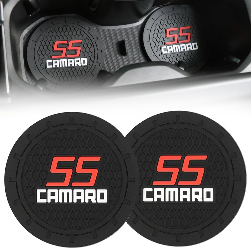 Car Cup Holder Coaster for Camaro SS Series Recessed Silicone