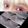 White False Eyelashes for Cosplay White False Eyelashes Natural False