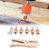 6PCS Set Countersink Drill Bit Set Multifunctional Adjustable Tapered Drill