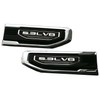 Pair New 5.3L V8 Vent Emblems Kit 3D Driver Passenger