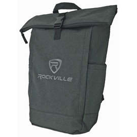 Rockville RPAK Charcoal Stylish Durable Backpack Bag w/Padded Laptop Pocket