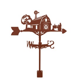 SUPERDANT Farmhouse Weather Vane Farmhouse Metal Weathervanes Kangaroo Family Wind Direction Indicators Black Metal Wind Vanes Signs for Roof Garden Farmhouse Ourdoor Yard Shed Decoration