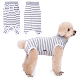 Coppthinktu Recovery Suit for Dogs After Surgery, Dog Onesie Surgery Recovery Suit for Female Spay, Soft Surgical Pajamas Bodysuits for Puppy to Prevent Licking Dog Cone Alternative