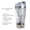 Electric Shaker Bottle 450ml Portable Protein Shaker Cup Automatic Powder