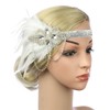 Great Gatsby Headpiece Flapper Headband Elegant Tea Party Flapper Accessories
