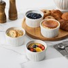MALACASA Ramekins 10 oz Oven Safe, Porcelain Creme Brulee Ramekins
