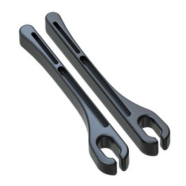 RuzvKom 2 Pack Car Seat Gap Filler, PU Leather Seat Gap Plug to Stop Items Falling Between Seat & Console (Black)