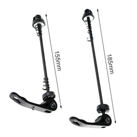 huangxiaotuo 1 Pair Quick Release Skewer Front and Rear Wheel Hub Quick Release Skewer Set Clip Bolt Lever Axle Set for Road Mountain Bicycle (2)